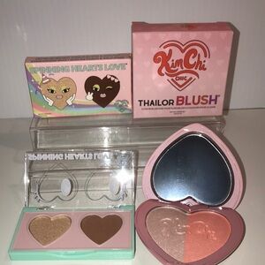 KimChi Chic Thailor blush and spinning hearts duo eyeshadow NEW
